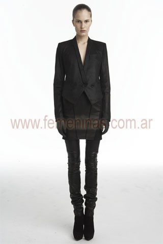 Spencer negro mini con recortes calzas Helmut Lang